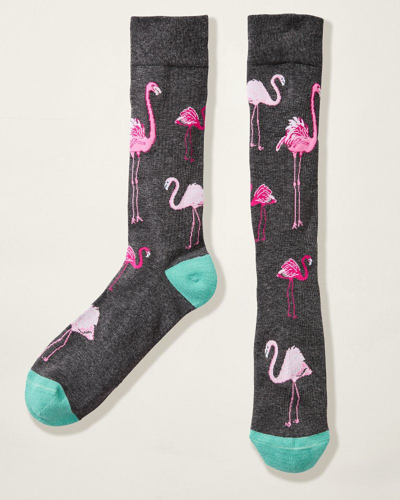 Let's Flamingle Socks - Tommy Bahama Men