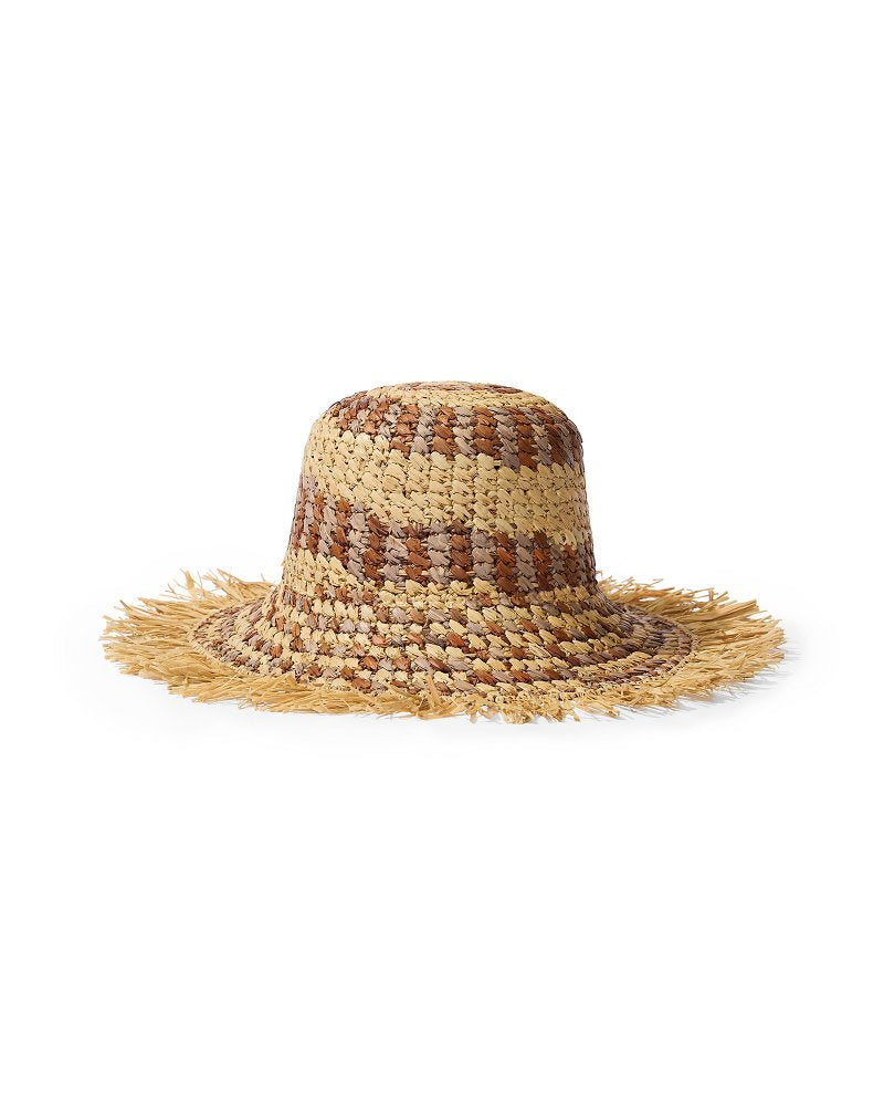 Waverly Frayed Edge Raffia Sun Hat - Tommy Bahama Women