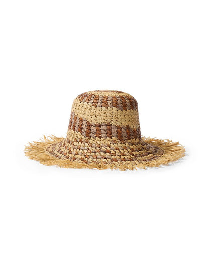 Waverly Frayed Edge Raffia Sun Hat - Tommy Bahama Women