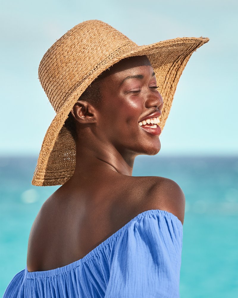Raffia Braided Floppy Hat - Tommy Bahama Women