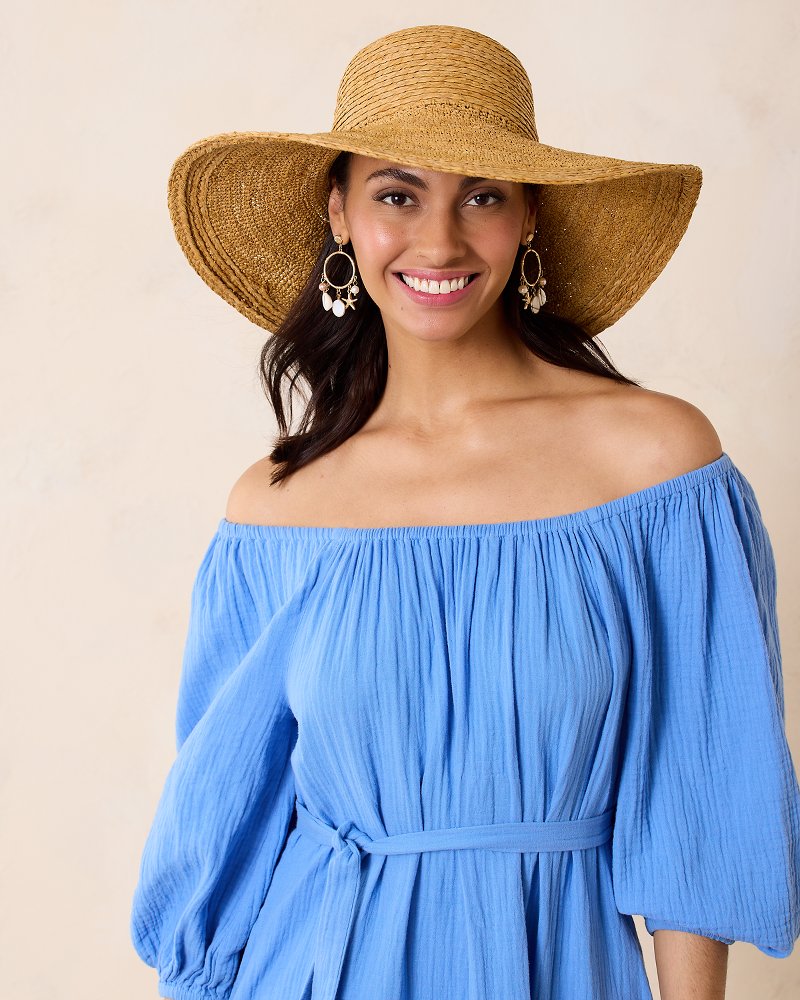 Raffia Braided Floppy Hat - Tommy Bahama Women