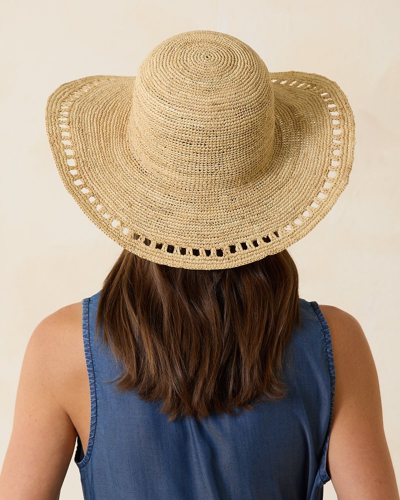 Isla Crochet Raffia Sun Hat - Tommy Bahama Women