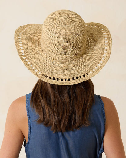 Isla Crochet Raffia Sun Hat - Tommy Bahama Women