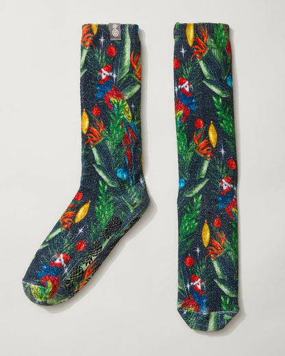 Island Soft® Holiday Parrot Socks - Tommy Bahama Women