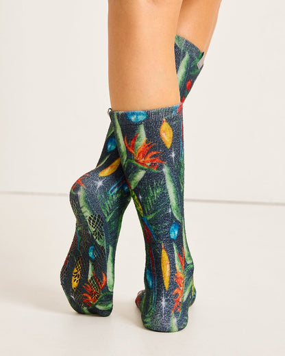 Island Soft® Holiday Parrot Socks - Tommy Bahama Women