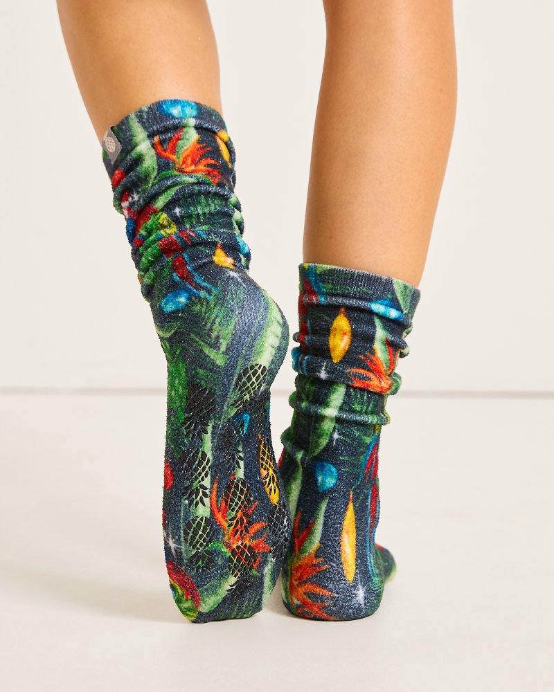 Island Soft® Holiday Parrot Socks - Tommy Bahama Women