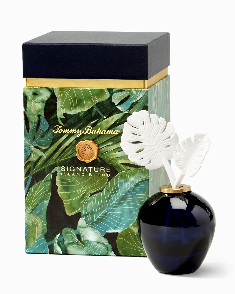 Island Blend Villa Fronds Porcelain Leaf Diffuser - Tommy Bahama Beach & Home