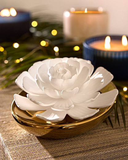Island Blend Porcelain Flower Diffuser - Tommy Bahama Beach & Home