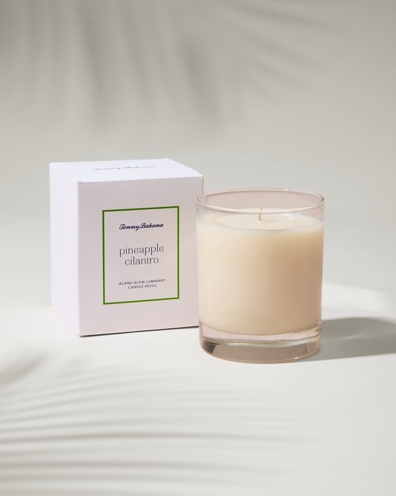 Island Glow Luminary Candle Refill - Pineapple Cilantro - Tommy Bahama Beach & Home