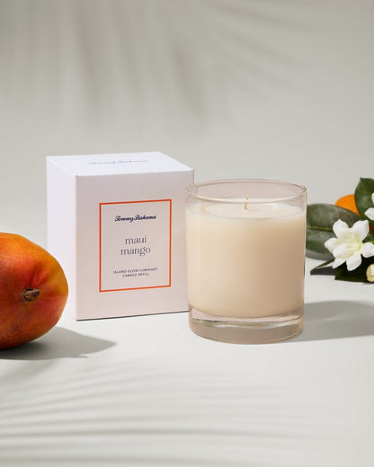 Island Glow Luminary Candle Refill - Maui Mango - Tommy Bahama Beach & Home