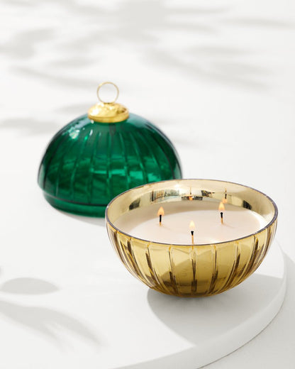 Evergreen 8.5-oz. Etched Ornament Candle - Tommy Bahama Beach & Home