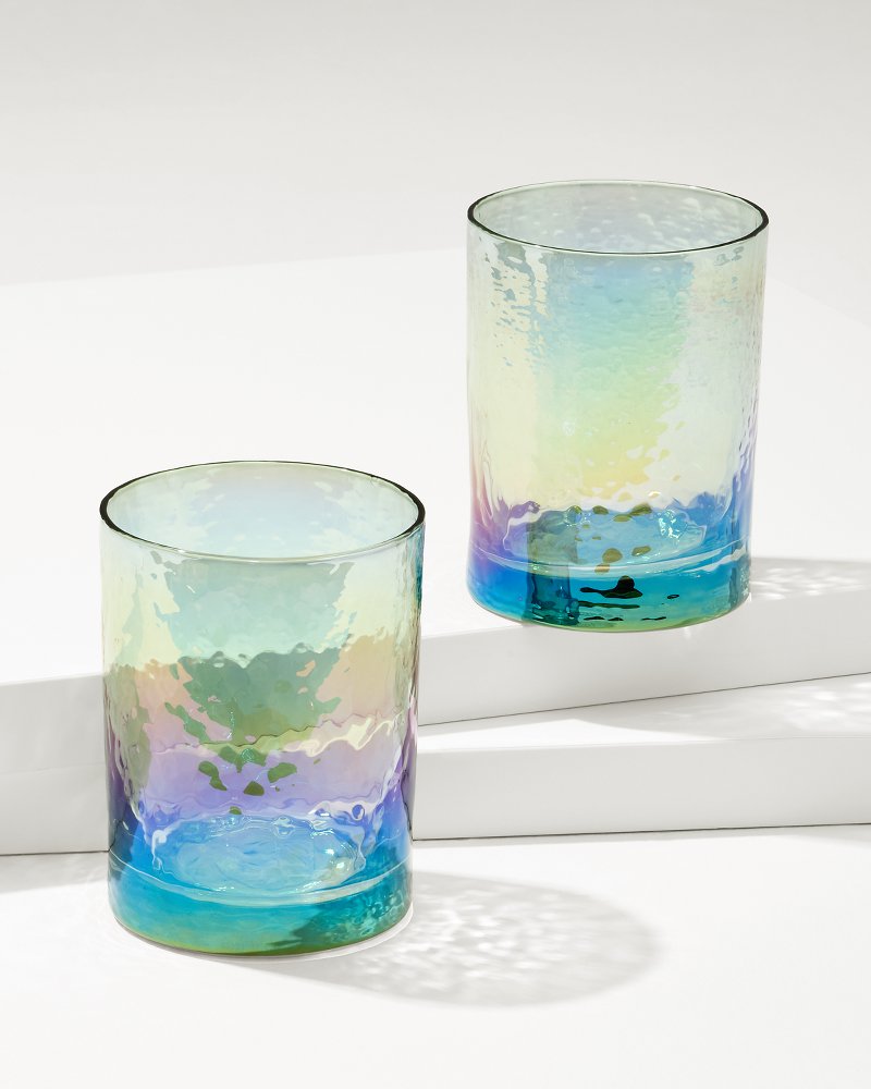 Luster Rocks Glasses — Set of 2 - Tommy Bahama Beach & Home