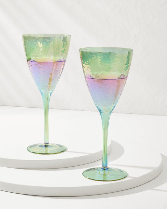 Luster Wine Glasses — Set of 2 - Tommy Bahama Beach & Home