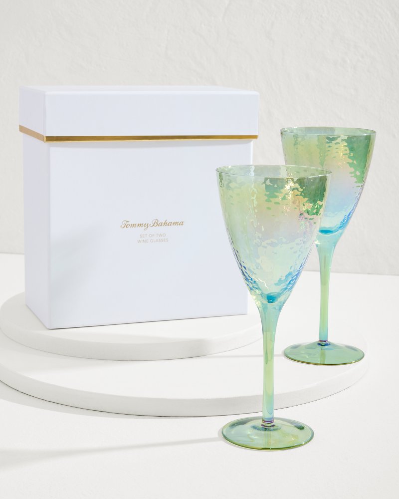 Luster Wine Glasses — Set of 2 - Tommy Bahama Beach & Home