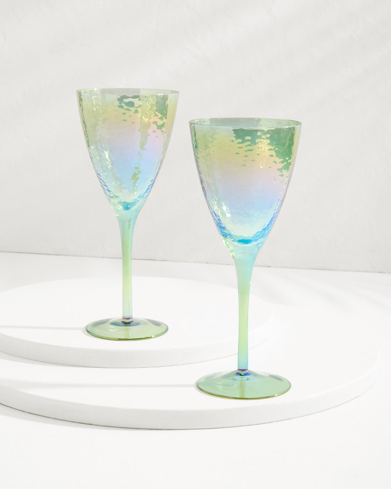 Luster Wine Glasses — Set of 2 - Tommy Bahama Beach & Home