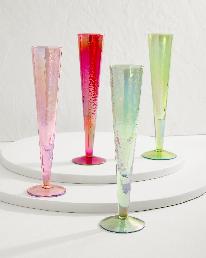 Luster Champagne Glasses — Set of 4 - Tommy Bahama Beach & Home