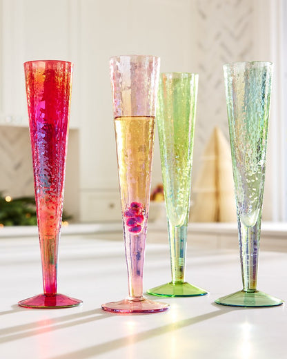 Luster Champagne Glasses — Set of 4 - Tommy Bahama Beach & Home
