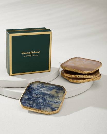 Agate Coasters — Set of 4 - Tommy Bahama Beach & Home