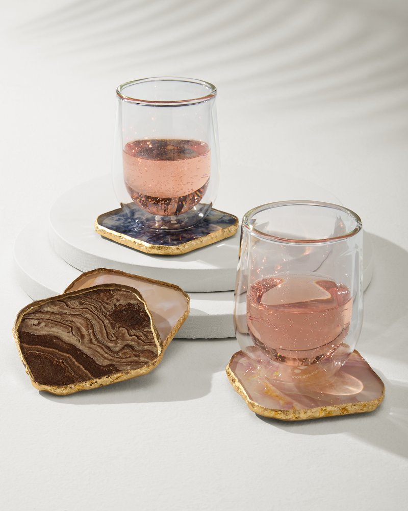 Agate Coasters — Set of 4 - Tommy Bahama Beach & Home