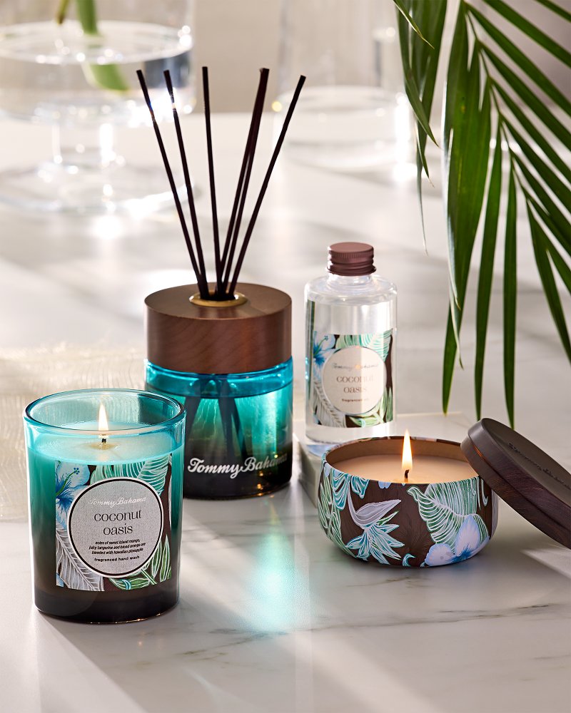 Coconut Oasis 7.5-oz. Boxed Poured Candle - Tommy Bahama Beach & Home