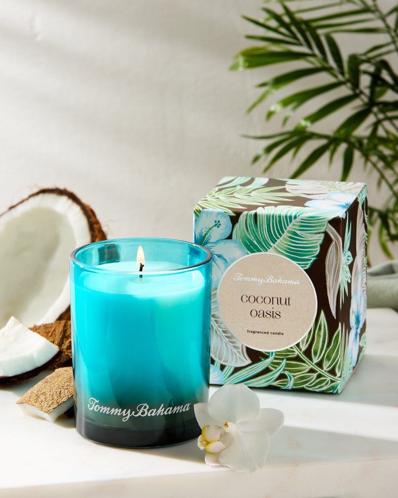 Coconut Oasis 7.5-oz. Boxed Poured Candle - Tommy Bahama Beach & Home