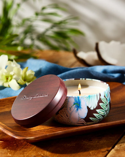 Coconut Oasis Travel Candle Tin - Tommy Bahama Beach & Home