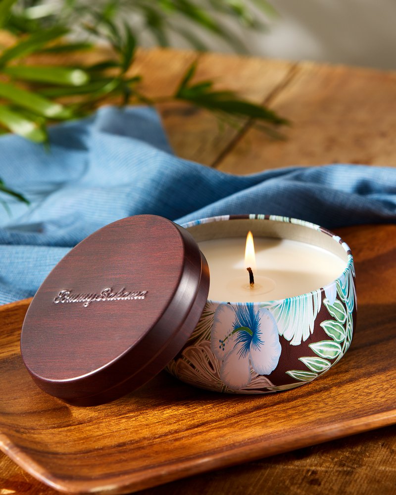 Coconut Oasis Travel Candle Tin - Tommy Bahama Beach & Home