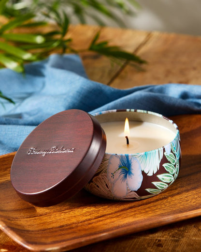 Coconut Oasis Travel Candle Tin - Tommy Bahama Beach & Home