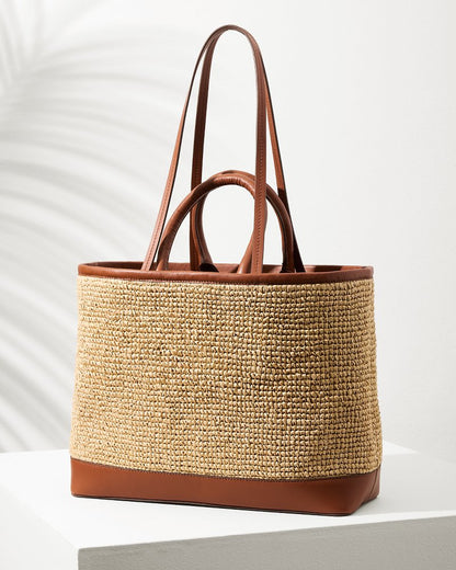 Raffia & Leather Pineapple Tote - Tommy Bahama Women