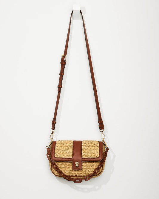 Raffia & Leather Chain Crossbody - Tommy Bahama Women