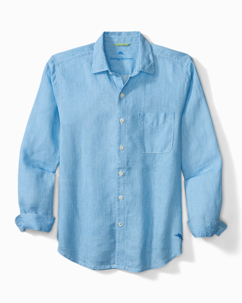 Sea Glass Breezer Linen Shirt - Tommy Bahama Men