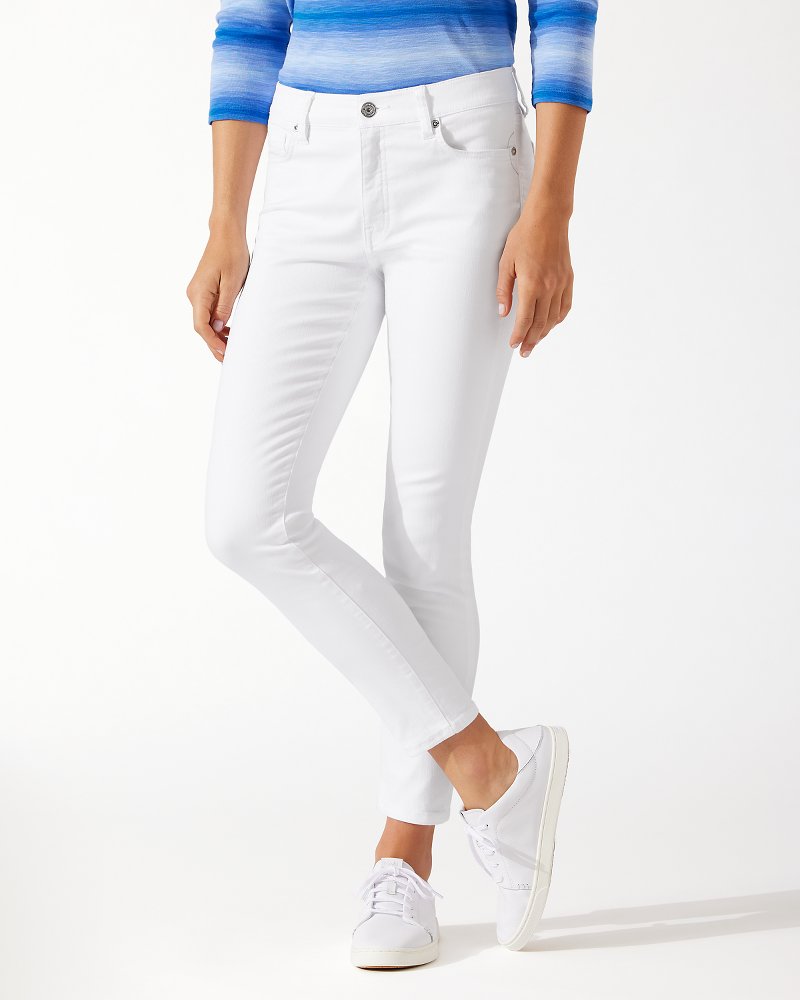 Ella Twill High-Rise Ankle Jeans - Tommy Bahama Women