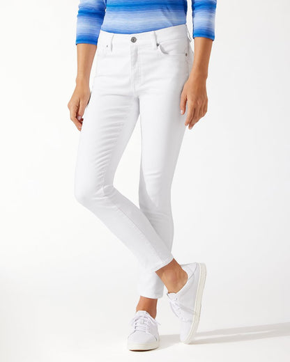 Ella Twill High-Rise Ankle Jeans - Tommy Bahama Women