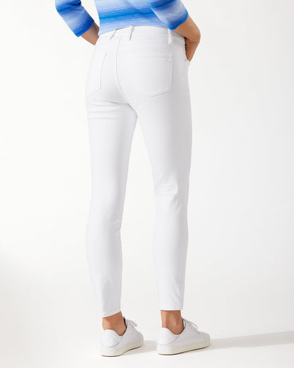 Ella Twill High-Rise Ankle Jeans - Tommy Bahama Women