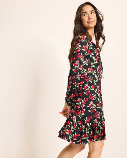 Jersey Long-Sleeve Short Sleep Dress - Tommy Bahama Women