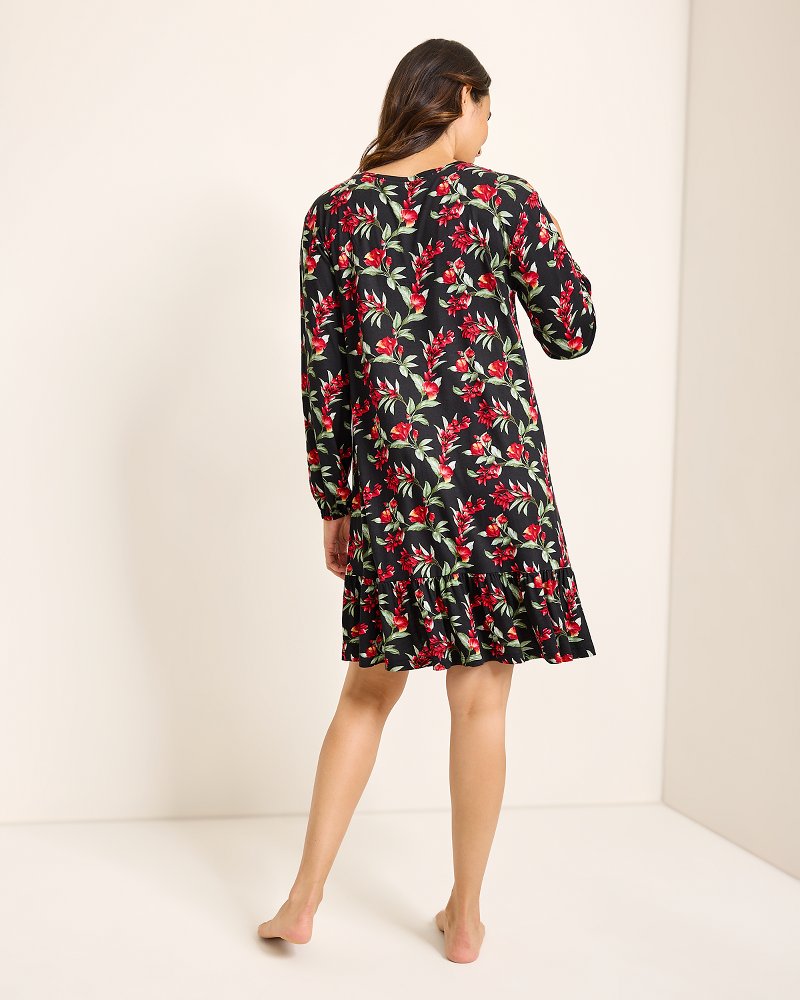 Jersey Long-Sleeve Short Sleep Dress - Tommy Bahama Women