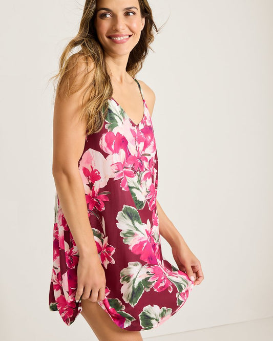 Satin Short Chemise - Tommy Bahama Women