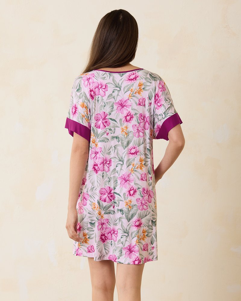 Jersey Short-Sleeve Sleep Caftan - Tommy Bahama Women