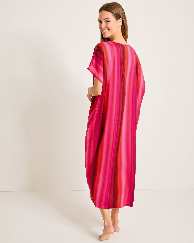 Satin Maxi Sleep Caftan - Tommy Bahama Women