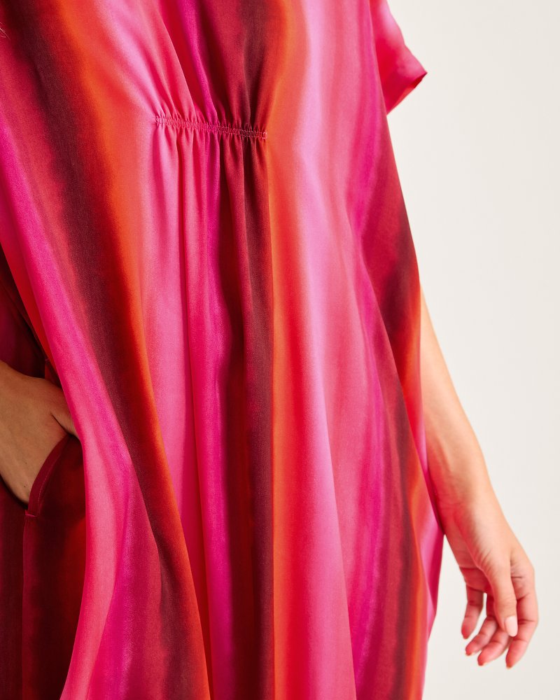 Satin Maxi Sleep Caftan - Tommy Bahama Women