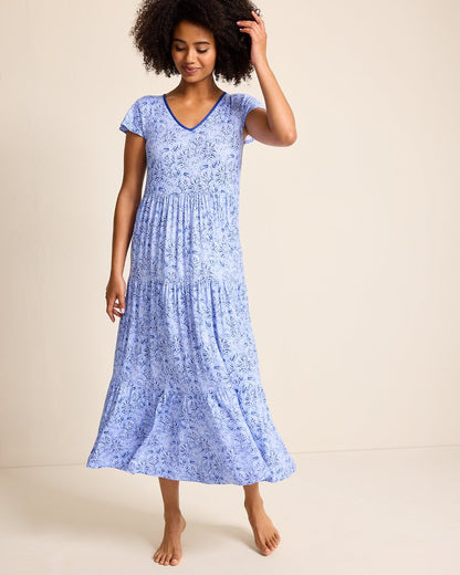 Jersey Short-Sleeve Maxi Sleep Dress - Tommy Bahama Women
