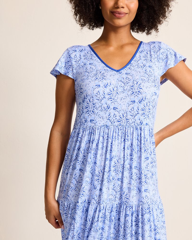 Jersey Short-Sleeve Maxi Sleep Dress - Tommy Bahama Women