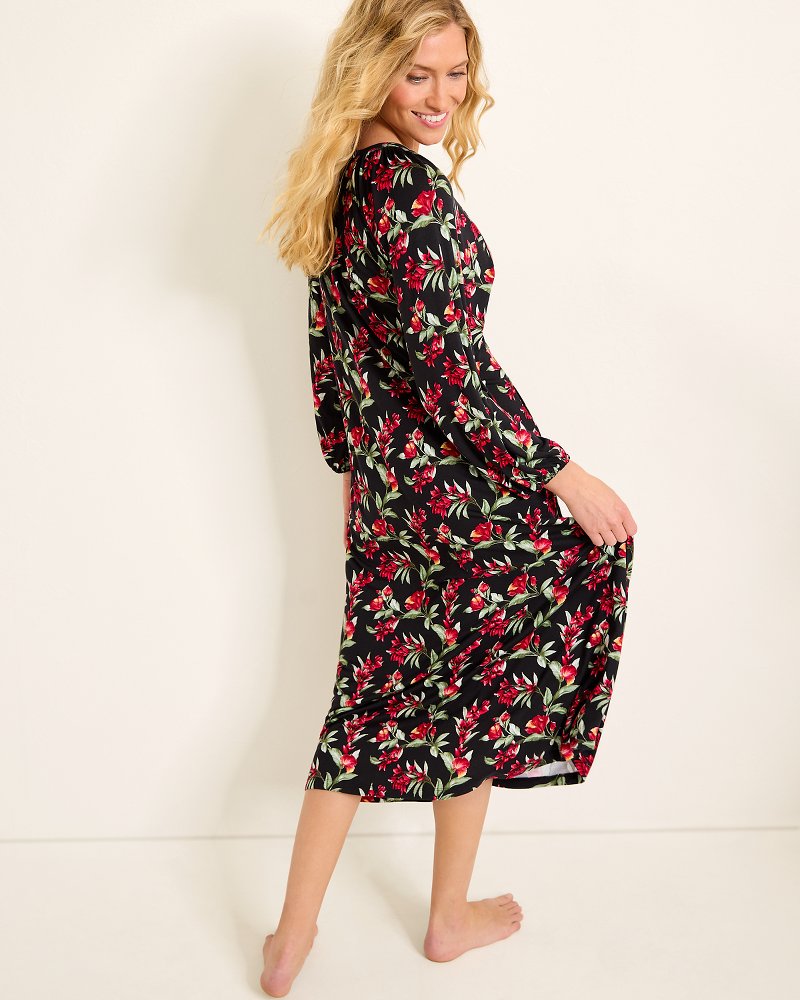 Jersey Long-Sleeve Maxi Sleep Dress - Tommy Bahama Women