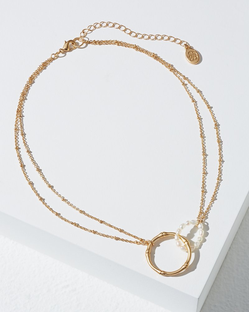 Island Essence Double Loop Bamboo Necklace - Tommy Bahama Women