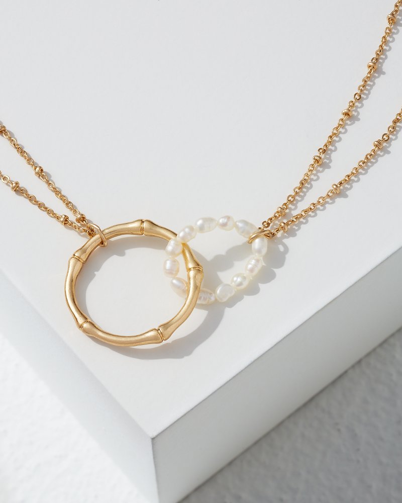 Island Essence Double Loop Bamboo Necklace - Tommy Bahama Women